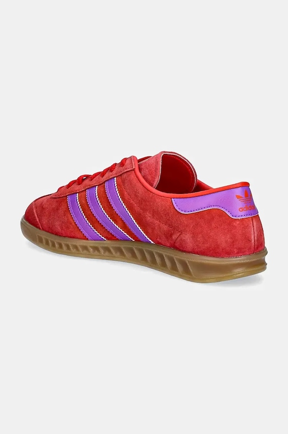 Shoes adidas Originals suede sneakers Hamburg W IH5461 red