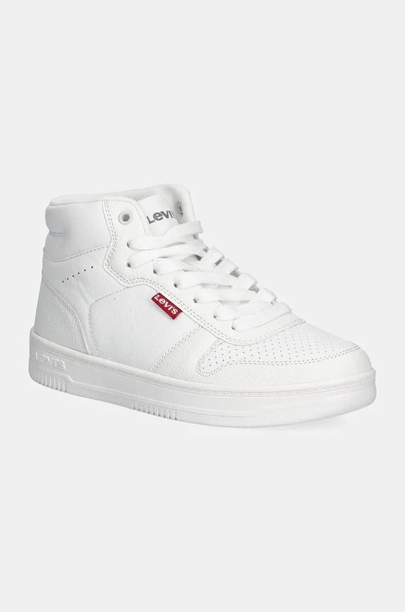 Levi's sneakers DRIVE S HIGH finta pelle fiore bianco 000EJ.0001