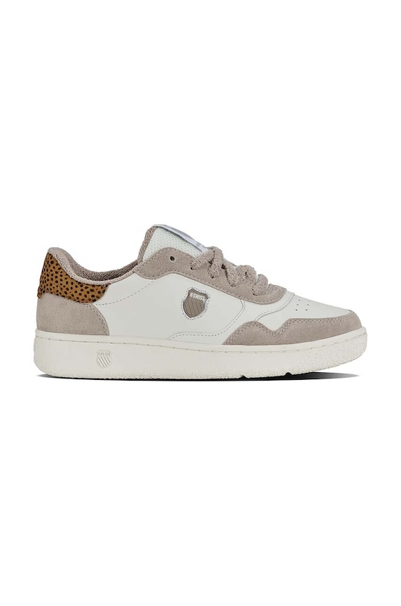 Kožne tenisice K-Swiss SLAMMSHIELD II brušena koža bež 94312.185.M