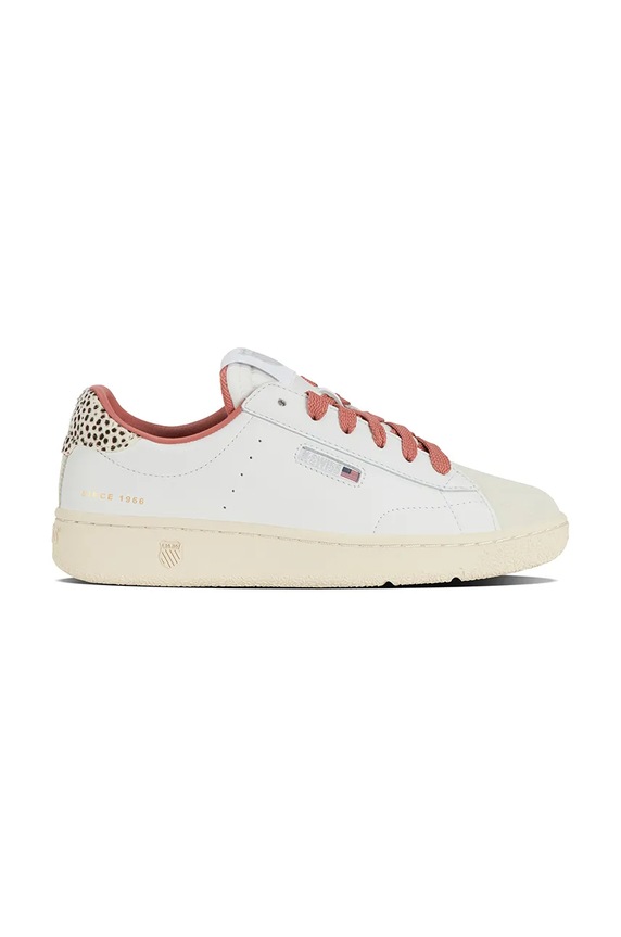 Tenisky K-Swiss SLAMMKLUB CC imitácia kože biela 98911.170.M