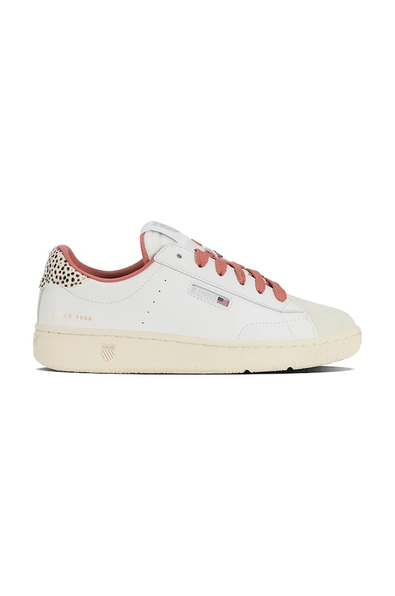Tenisky K-Swiss SLAMMKLUB CC imitácia kože biela 98911.170.M