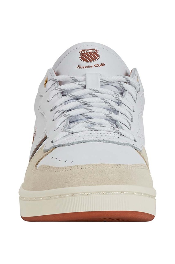 Încălțăminte K-Swiss sneakers din piele LOZAN MATCH TC 94403.132.M alb