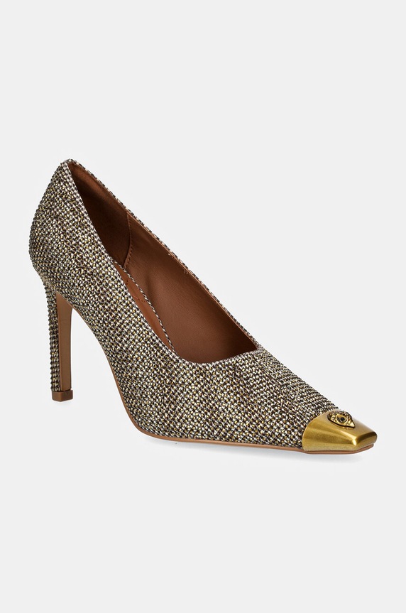 Visoke pete Kurt Geiger London Regent Court Ozka bež 3448449609.BEIGEOTH