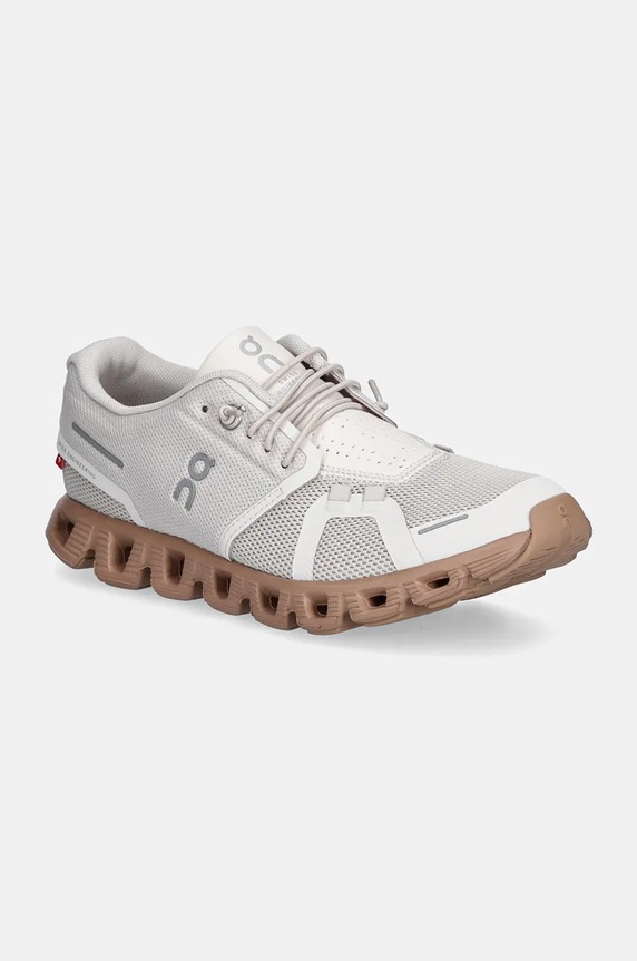 On shoes Cloud 5 synthetic beige 5997767
