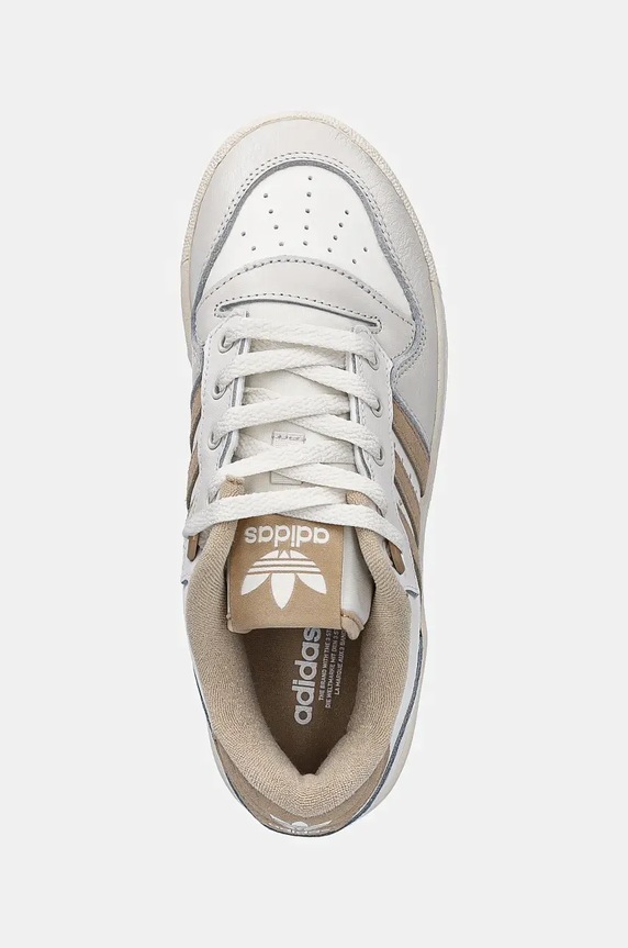 adidas Originals leather sneakers Rivalry Low W beige JH6726