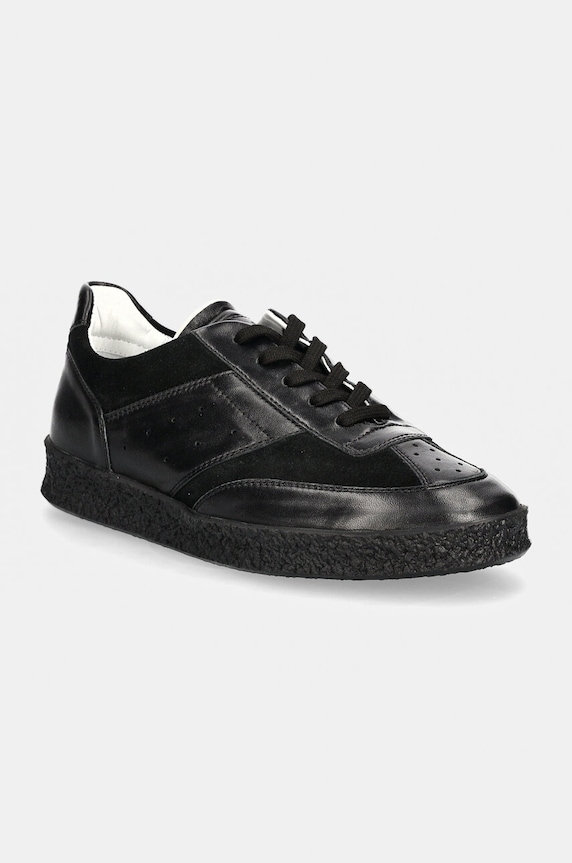 Tenisky MM6 Maison Margiela přírodní kůže černá S59WS0212.P7984