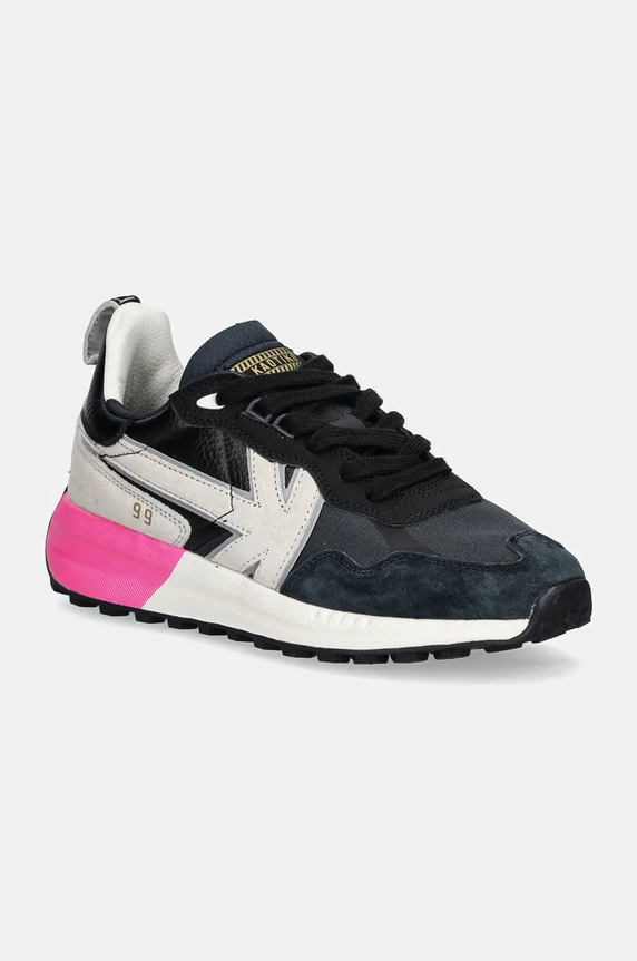 Kaotiko sneakersy DETROIT 99 WOMAN tekstylny granatowy AN004.02.2700