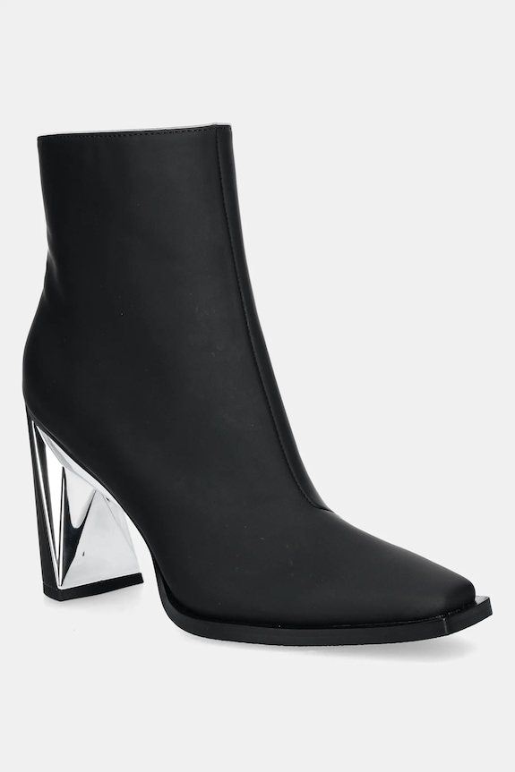 Kožené kotníkové boty United Nude Poly Bootie Hi nezateplené černá 1086301191