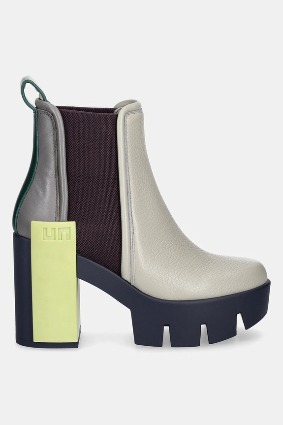 Kožené kotníkové boty United Nude Grip Chelsea Mid III 10868846192 béžová AW24