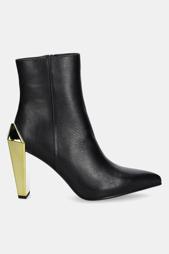 Δερμάτινες μπότες United Nude Gem Bootie Hi 1087756216 μαύρο AW24