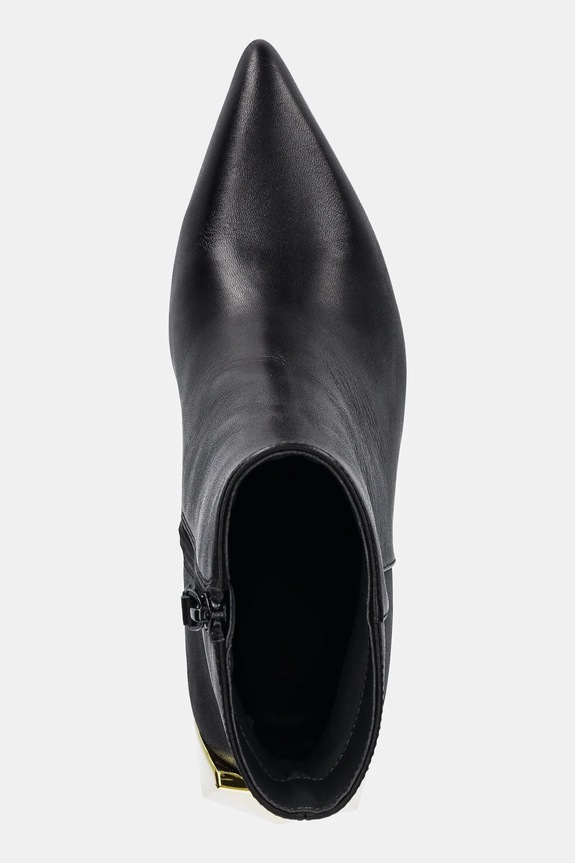 Δερμάτινες μπότες United Nude Gem Bootie Hi μαύρο 1087756216