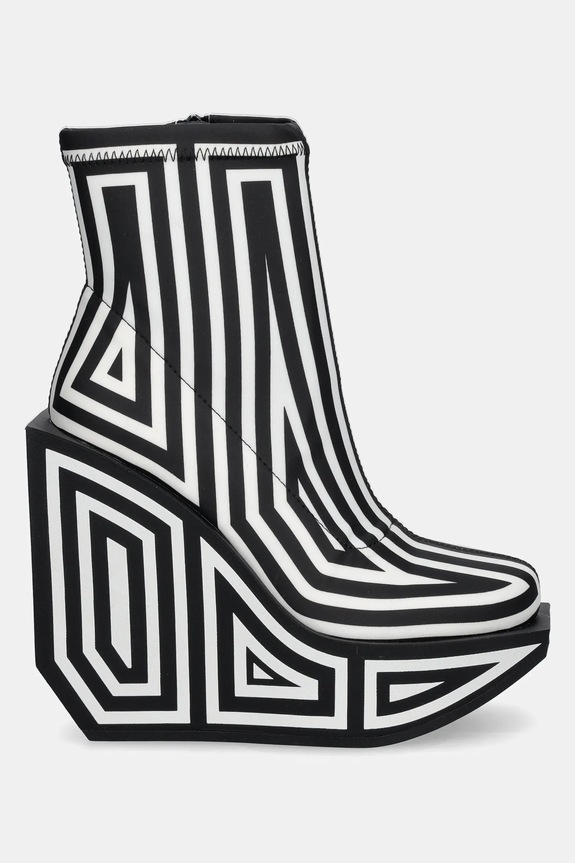United Nude botki skórzane Wa Bootie Hi 1087951082 czarny AW24