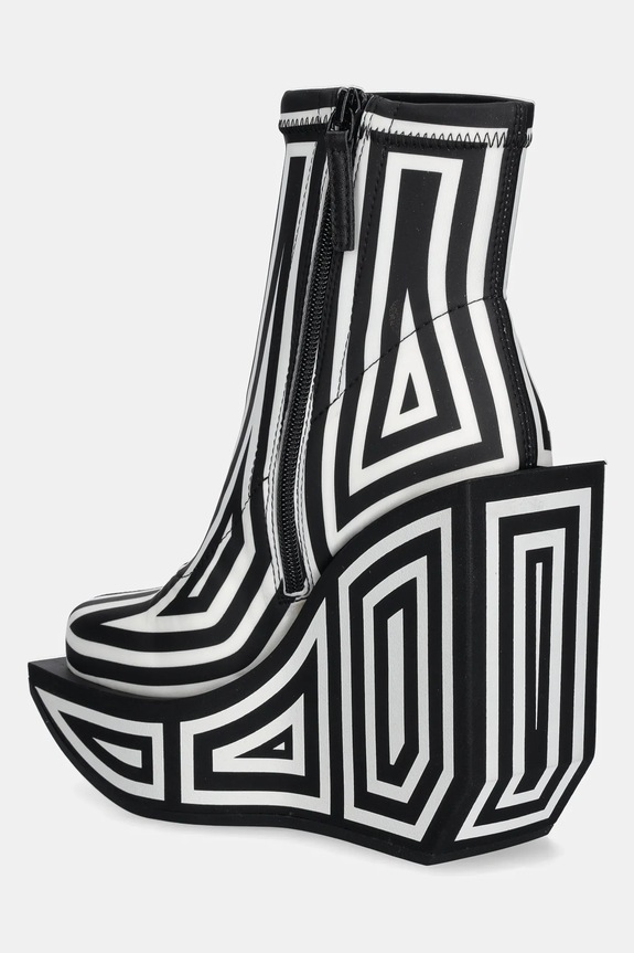 Obuwie United Nude botki skórzane Wa Bootie Hi 1087951082 czarny