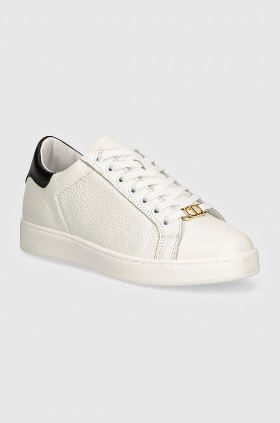 Twinset sneakersy płaska biały 242TCP012.01870
