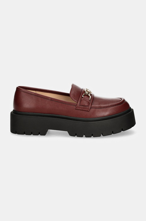 Μοκασίνια Twinset 242TCP060.00020 μπορντό AW24