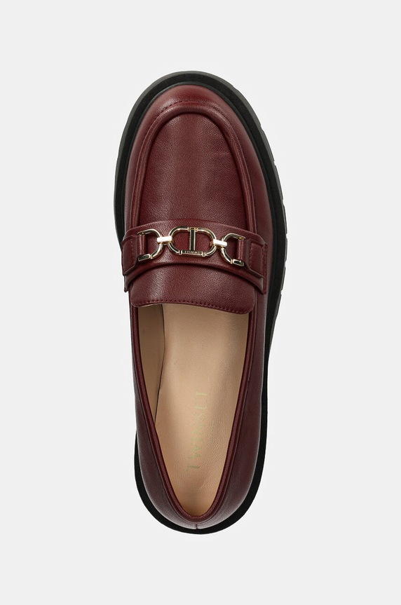Μοκασίνια Twinset μπορντό 242TCP060.00020