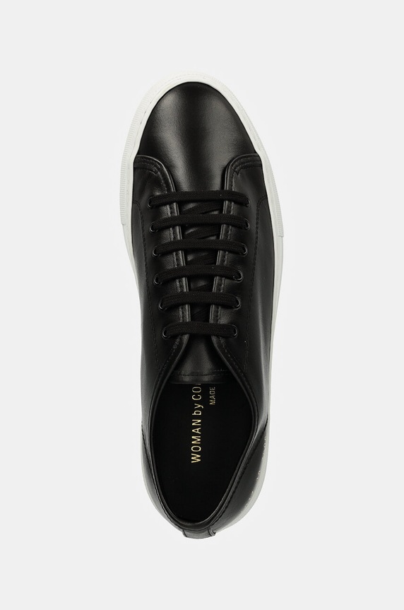 Common Projects sneakers din piele Tournament Low Super in Leather negru 4017.7506