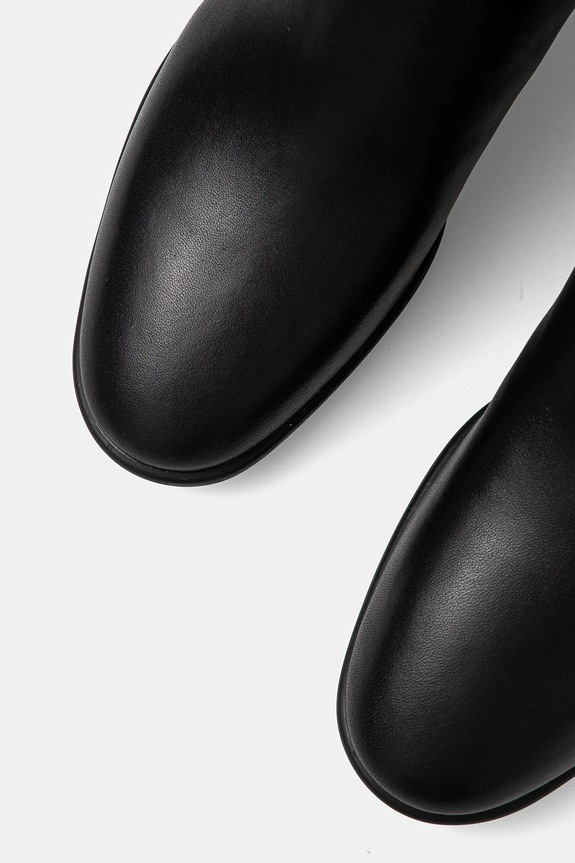 Kožne čizme MICHAEL Michael Kors June crna 40F4JUMB6L.001