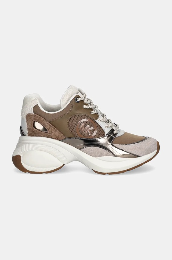 Tenisice MICHAEL Michael Kors Zuma 43F4ZUFS1D.287 smeđa NC24