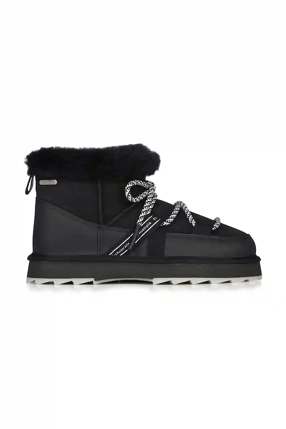 Emu Australia velúr hócipő Blurred Micro velúr bőr fekete W13129.BLAK