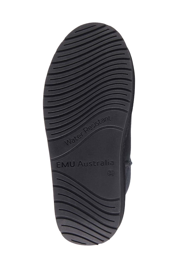 Emu Australia cizme de zapada din piele intoarsa Stinger Micro Flatform W13082.BLAK