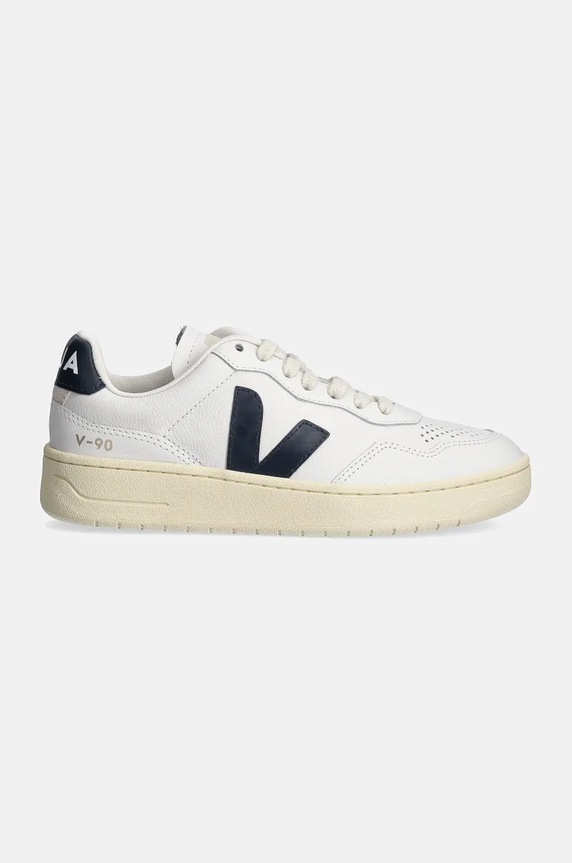 Veja sneakersy skórzane V-90 VD2003656A biały AW24