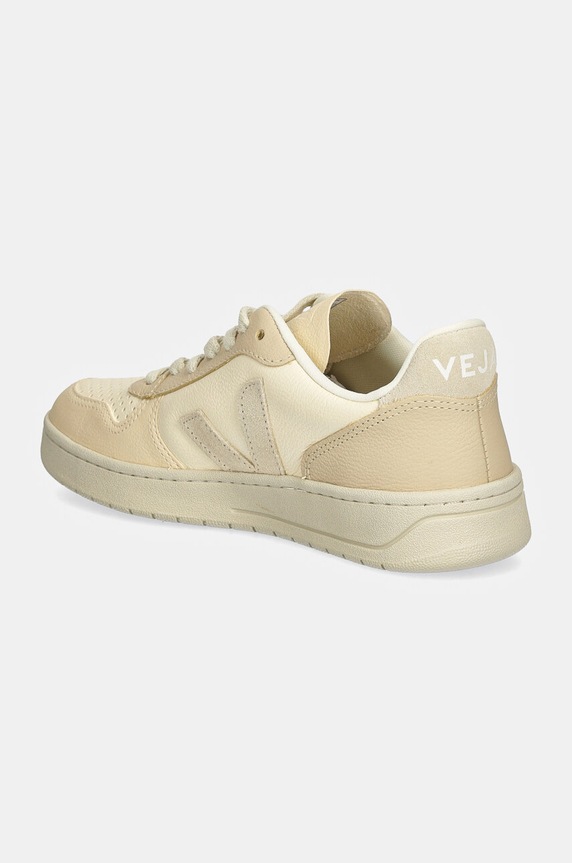 Παπούτσια Δερμάτινα sneakers Veja V-10 VX0503673A μπεζ