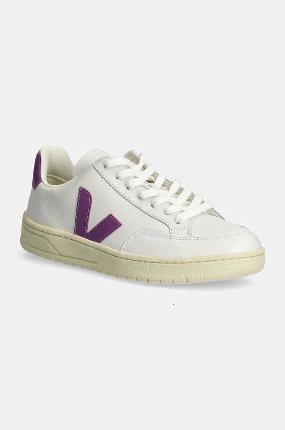 Veja sneakersy skórzane V-12 płaska biały XD0203678A
