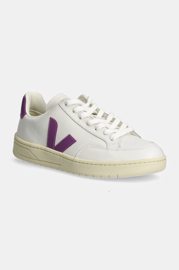 Veja sneakersy skórzane V-12 płaska biały XD0203678A