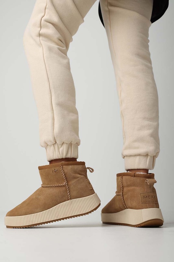 Mexx śniegowce zamszowe PROSPER ORCHID MICH1004243W