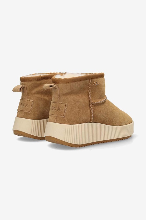 Obuwie Mexx śniegowce zamszowe PROSPER ORCHID MICH1004243W brązowy