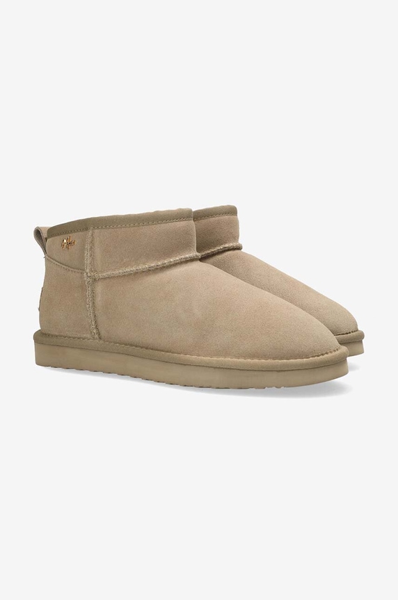 Mexx śniegowce zamszowe KIMO OLYMPIA MICH2000243W beżowy AW24