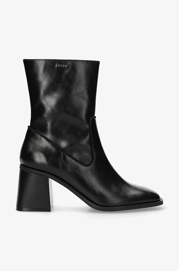 Mexx botki PHILENE MAYA imitacja skóry licowej czarny MIQL1703643W.01