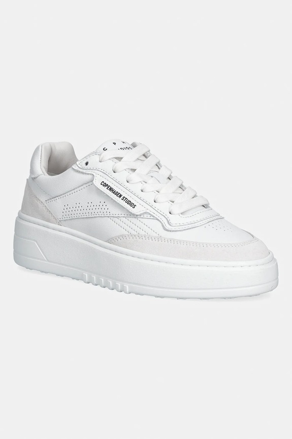 Copenhagen sneakers in pelle Leather mix bianco CPH89