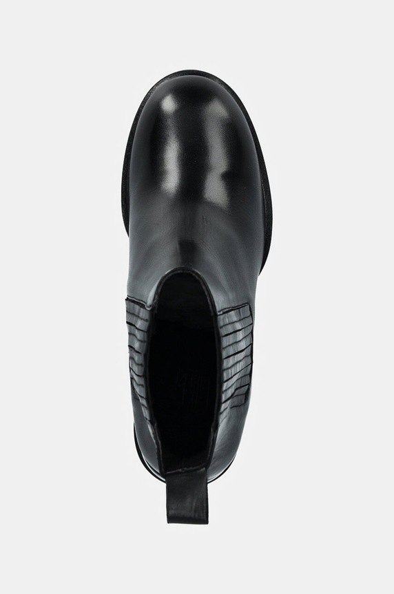 Billi Bi ghete chelsea de piele negru A7300