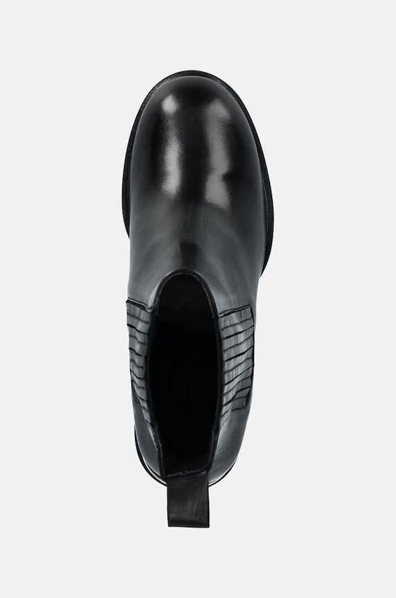 Billi Bi ghete chelsea de piele negru A7300