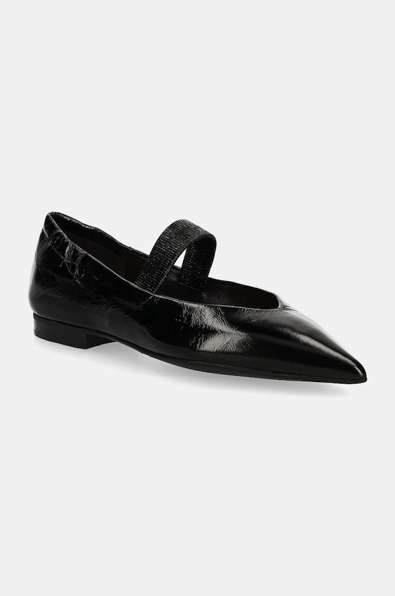 Billi Bi balerini de piele negru A7421