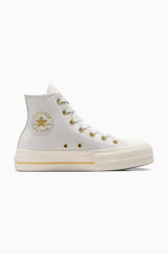 Кеди Converse Chuck Taylor All Star Lift платформа блакитний A08237C