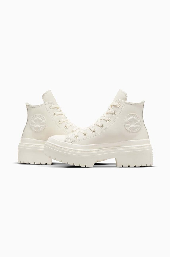 Converse trampki skórzane Chuck Taylor All Star Lugged Heel A10370C biały