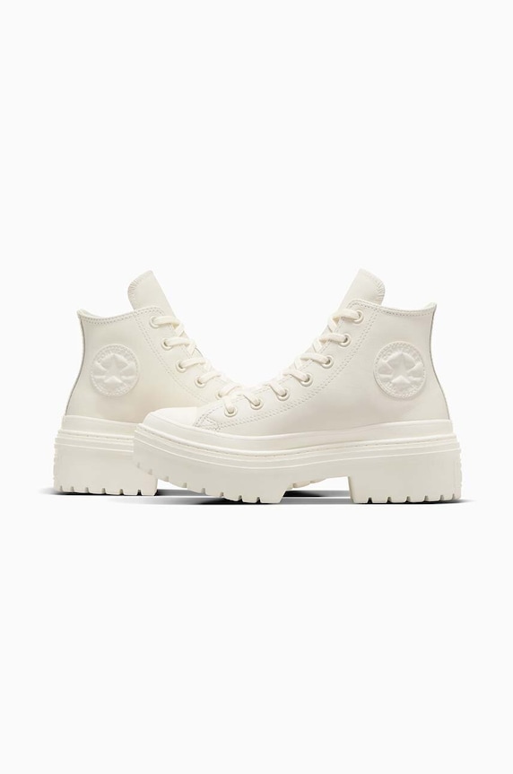 Converse trampki skórzane Chuck Taylor All Star Lugged Heel A10370C biały