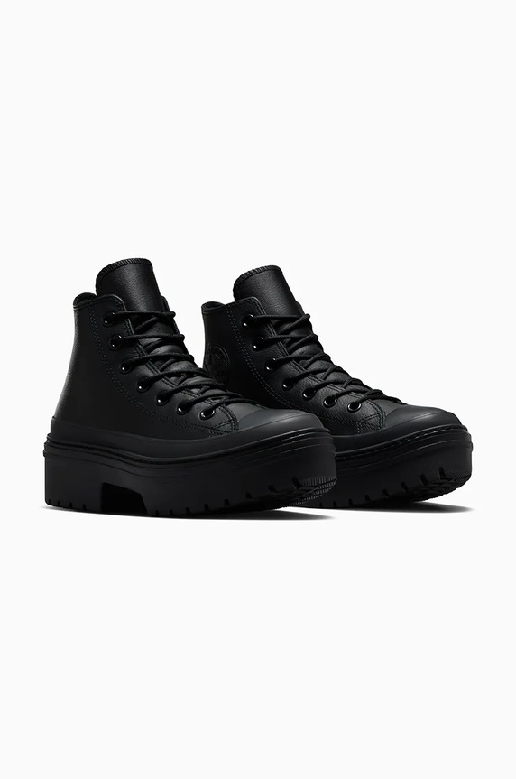 Converse trampki skórzane Chuck Taylor All Star Lugged Heel A11548C czarny AW24