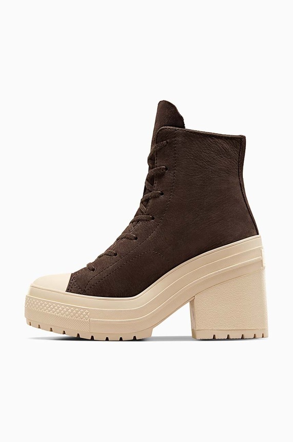 Semišové tenisky Converse Chuck 70 De Luxe Heel Platform A11542C