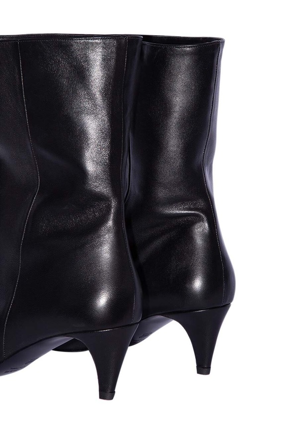 By Far cizme de piele Lysander negru MWFBO068LL028BK001PL