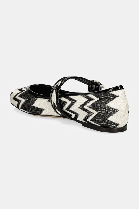 Cipők Missoni balerina Jean MW44.022 fekete