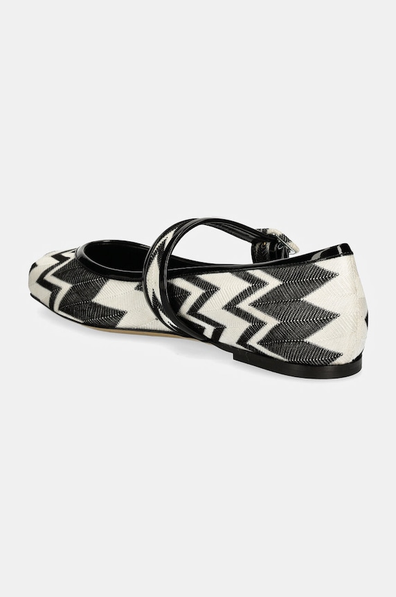 Cipők Missoni balerina Jean MW44.022 fekete