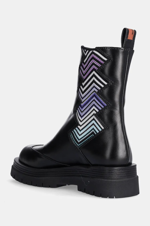 Încălțăminte Missoni botine Kaya MW50.050 negru