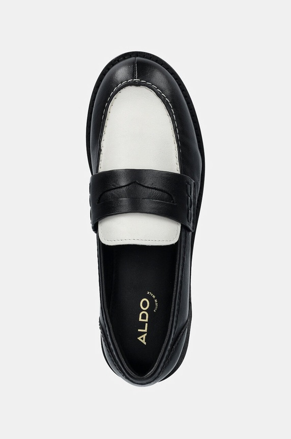Aldo mocasini de piele ADIBAEN negru 13838591.ADIBAEN