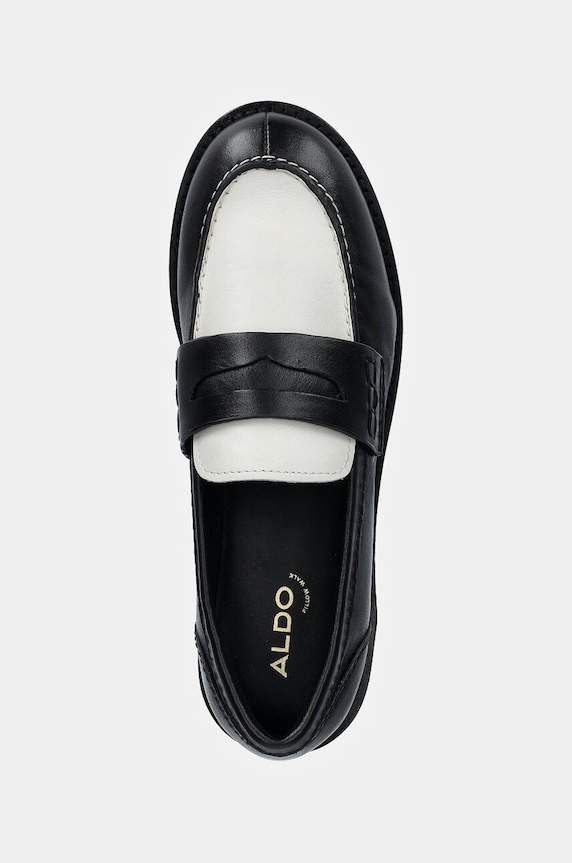 Aldo mocasini de piele ADIBAEN negru 13838591.ADIBAEN