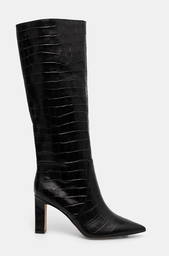 Кожени ботуши Aldo CADIGODER 13838606.CADIGODER черен AW24
