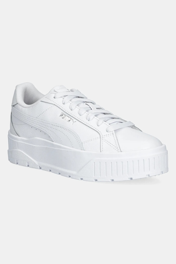 Puma sneakers Karmen II L pelle fiore bianco 397456